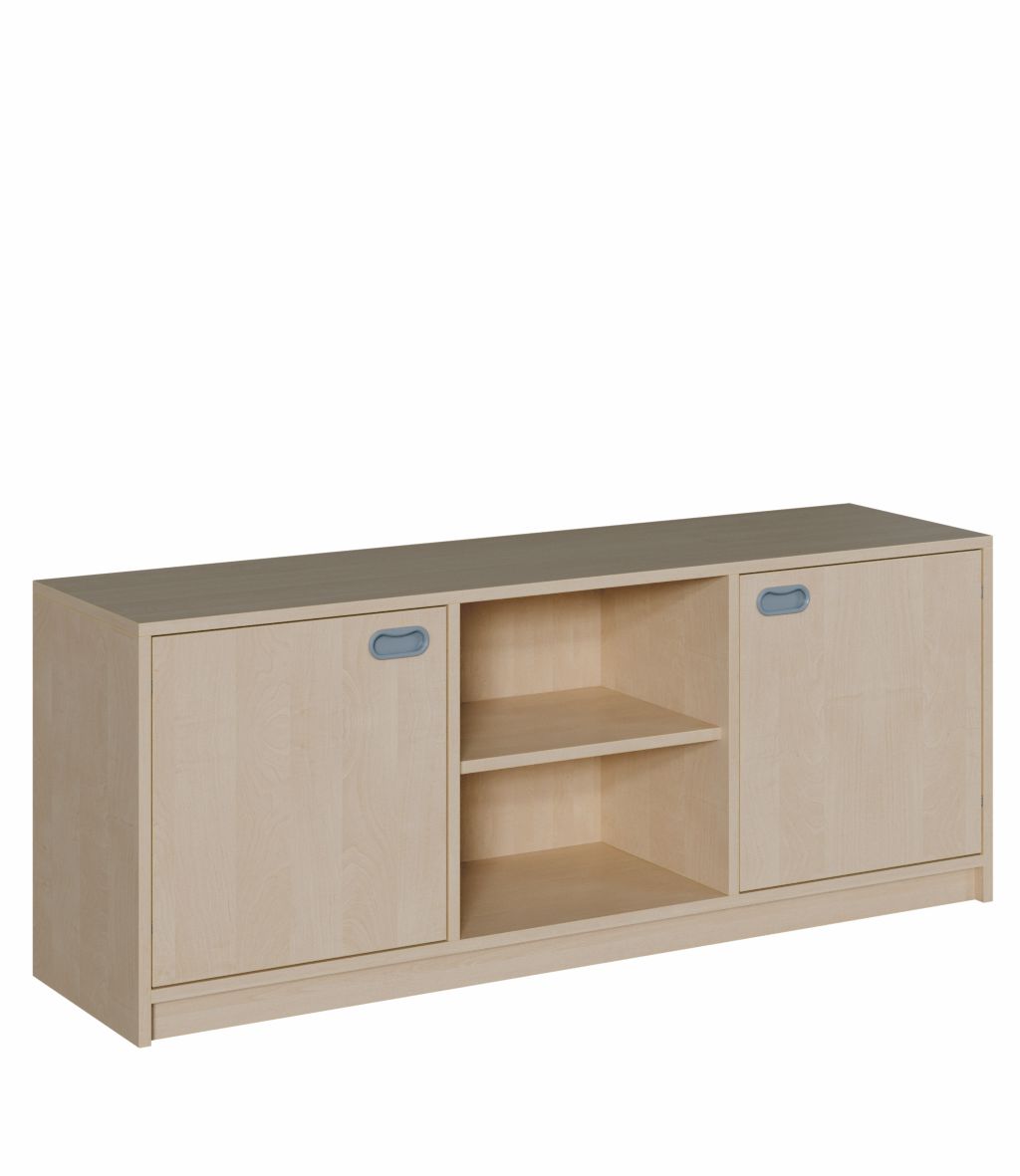 K Raumteilerschrank 60 cm, 2 Türen/Regal